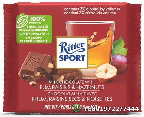 Ritter Sport Rum Raisins Hazelnuts
