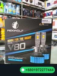 V80 Led Headlight for Car with 1 Year Warranty (80,000 Lumen)
