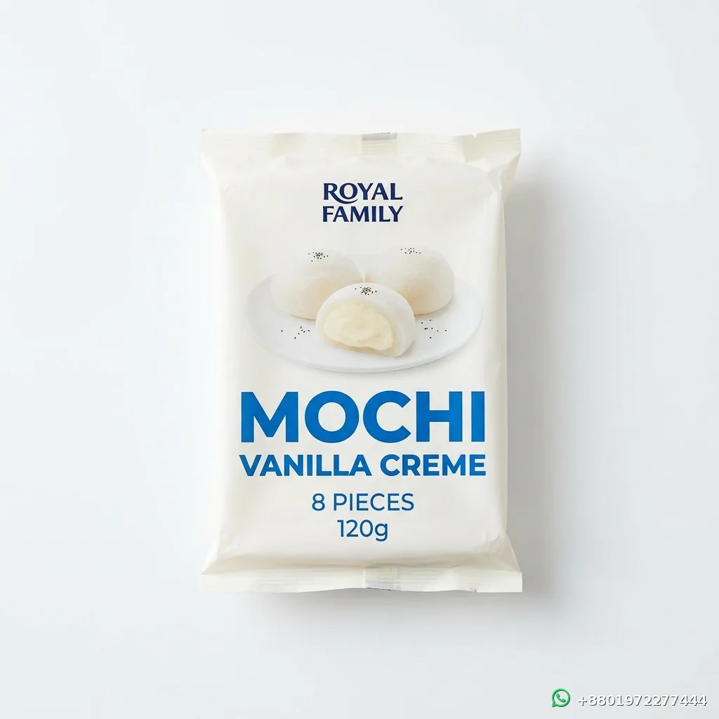 Royal Family Mochi Vanilla Creme 8 Pieces 120g