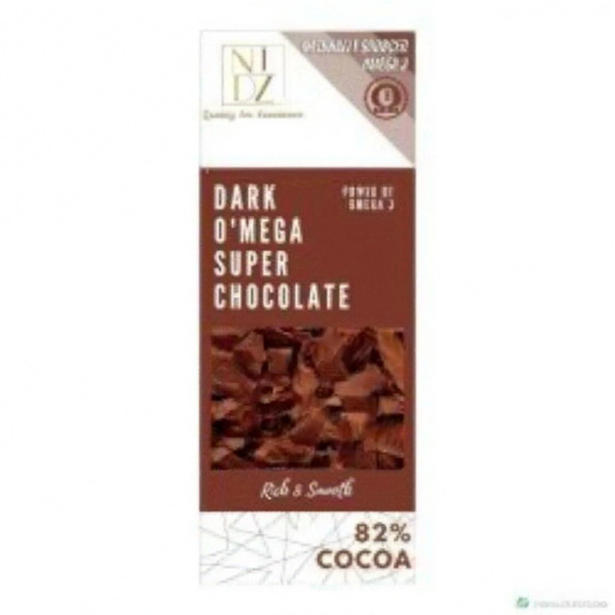 NID'Z Dark Omega Super Chocolate 82% Cocoa Bar