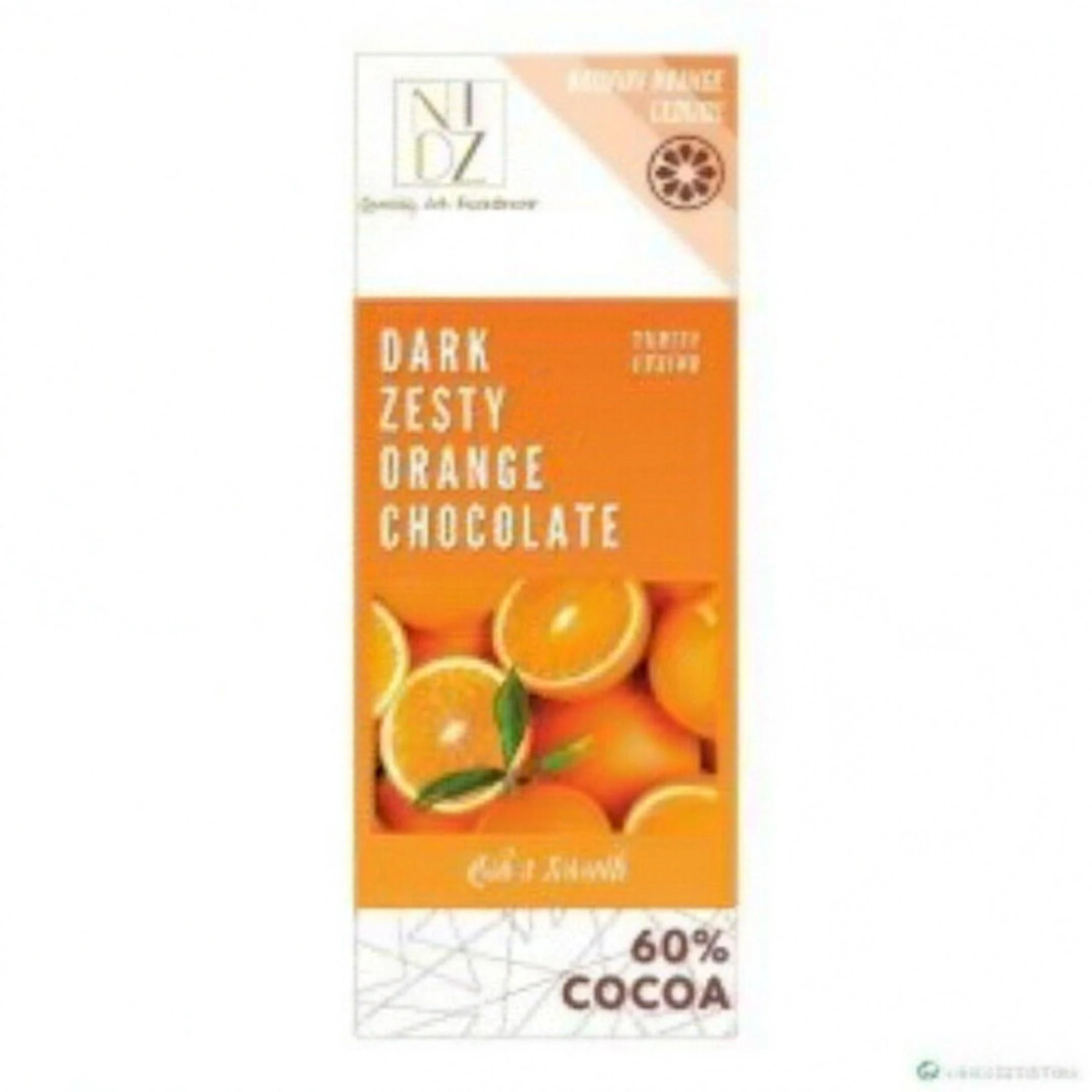 NID'Z Dark Zesty Orange 60% Chocolate Bar
