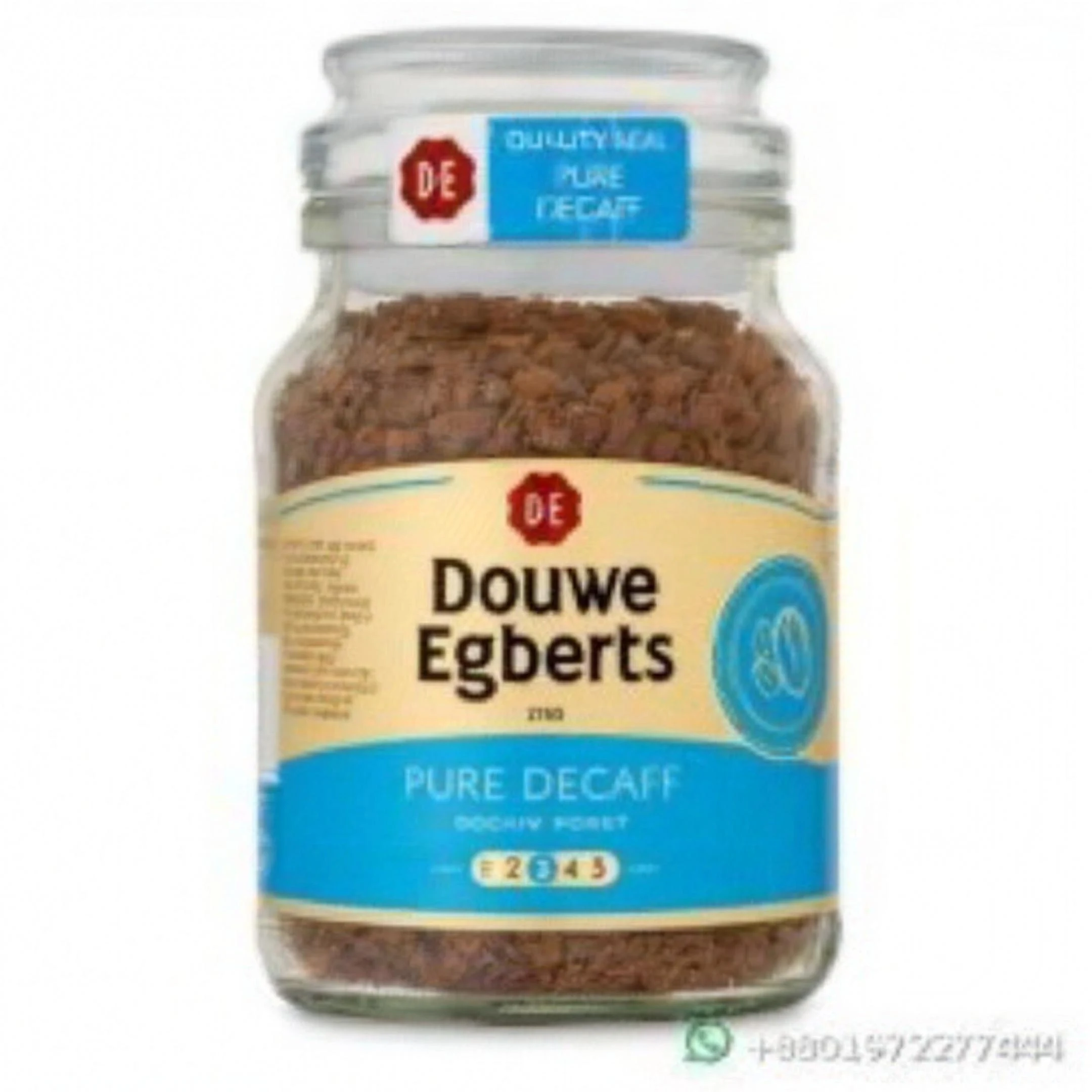 Douwe Egberts Pure Decaff Medium Roast Instant Coffee 95g