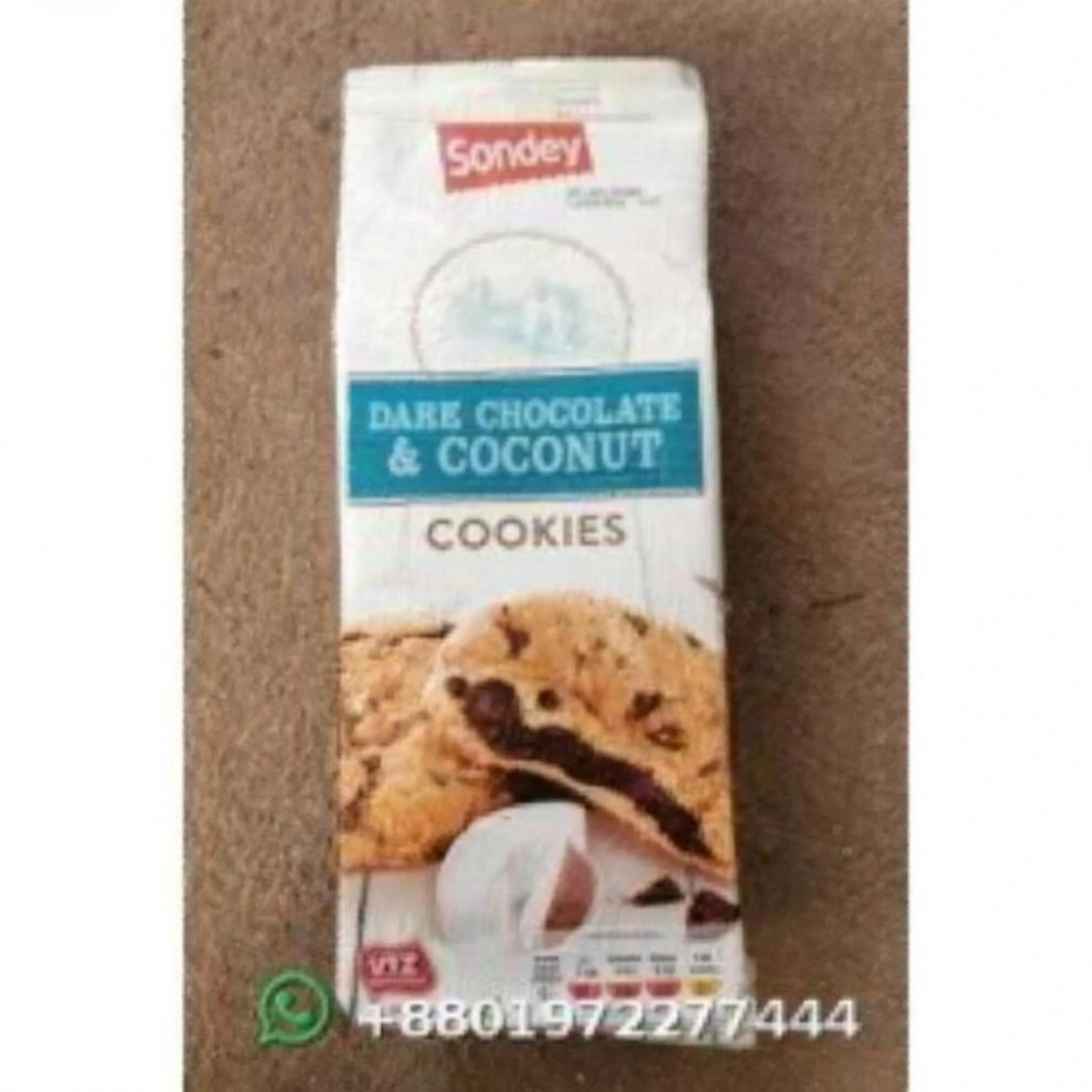 Sondey Dark Chocolate & Coconut Cookies