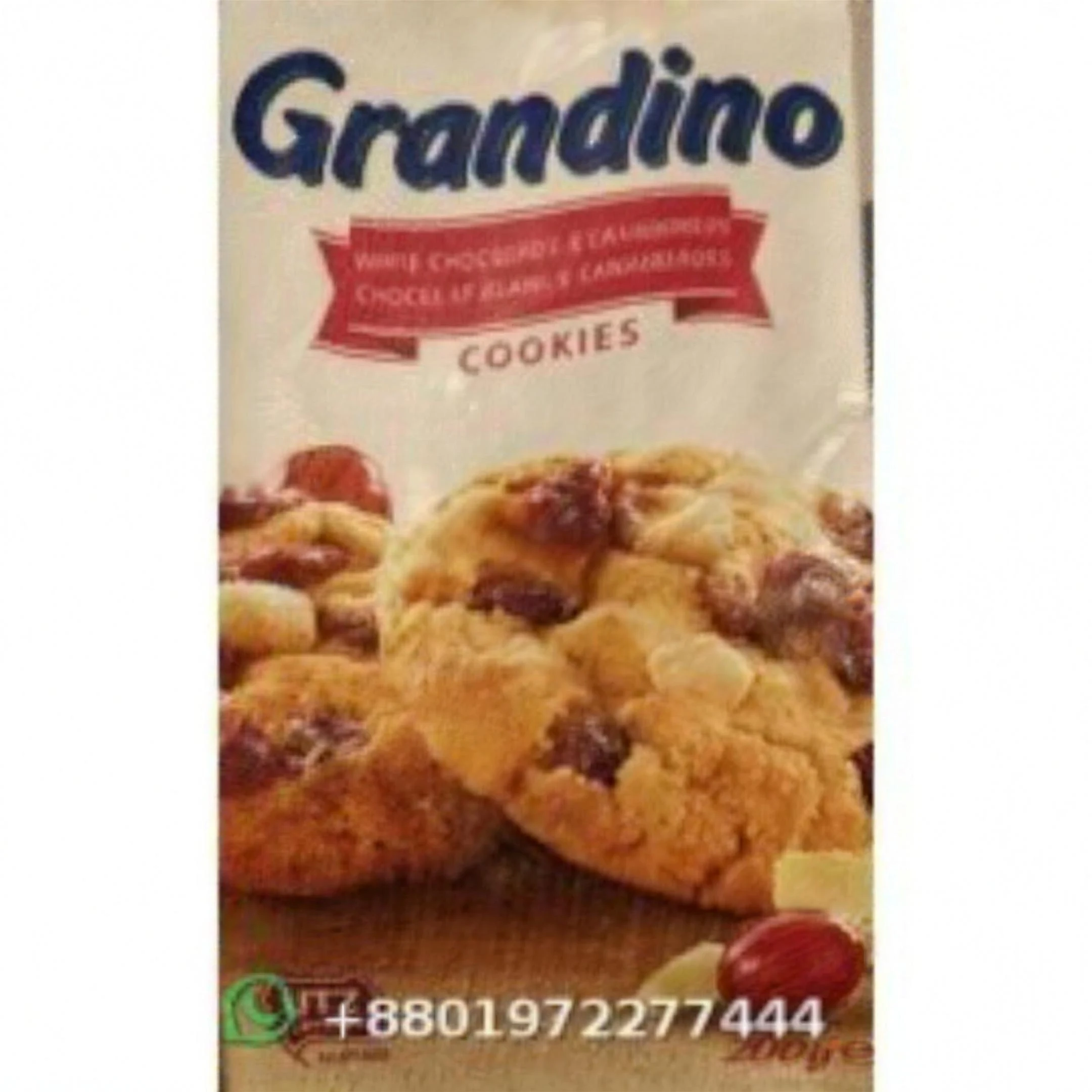 Sondey Chunky White Chocolate & Cranberry Cookies 200g