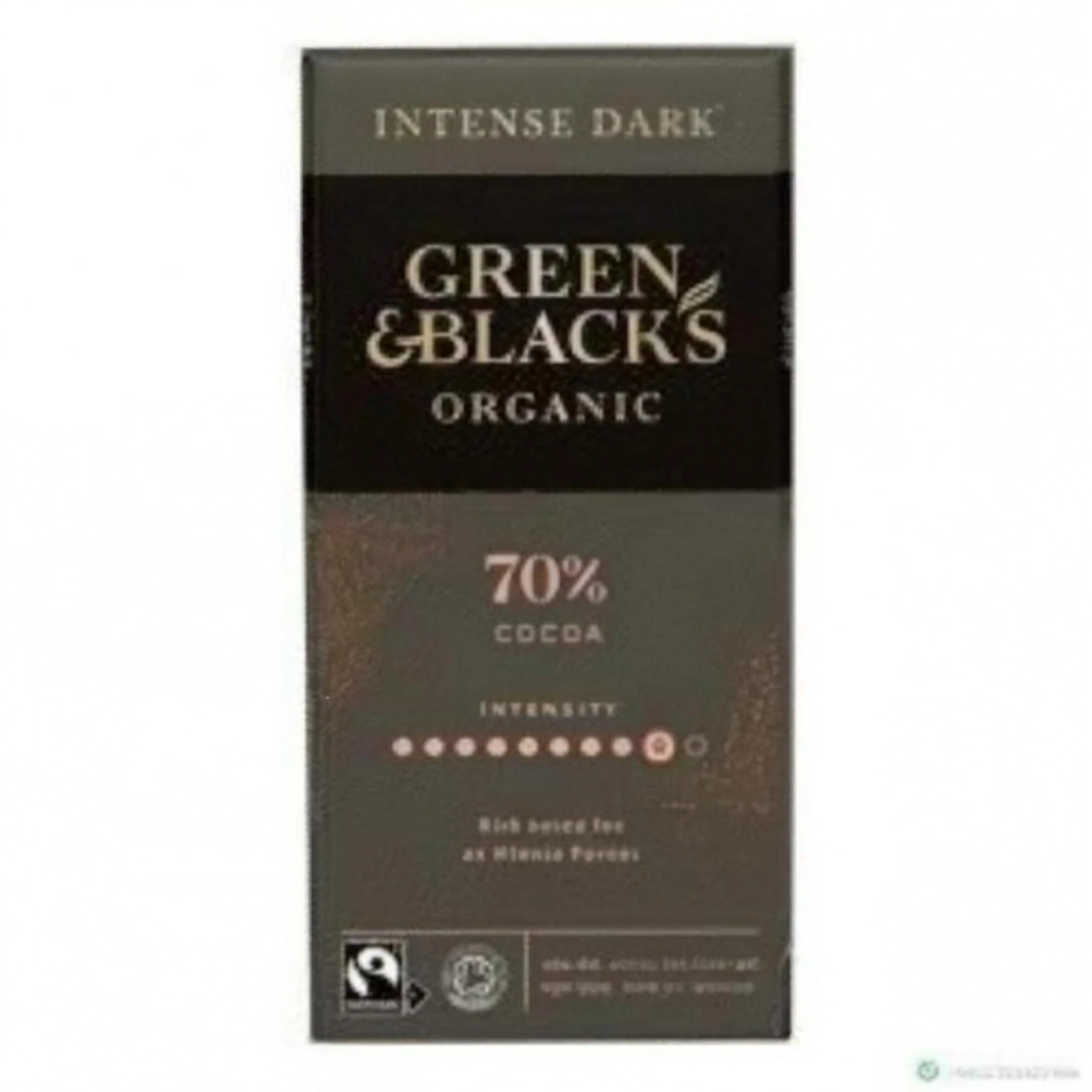 Green & Black's Organic Dark Chocolate 70% 100g