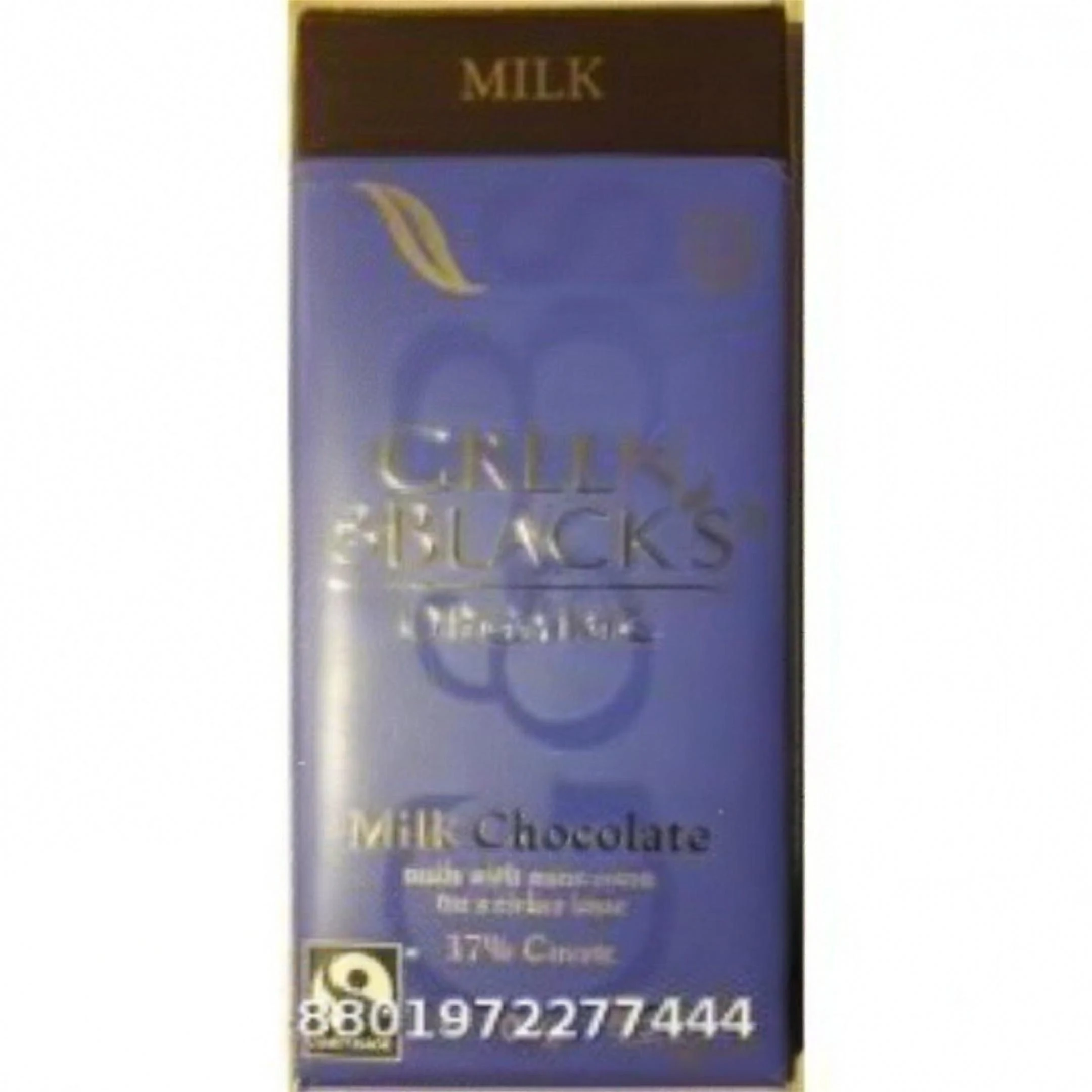 Green & Black's Organic Milk Chocolate 37% Cocoa 100g