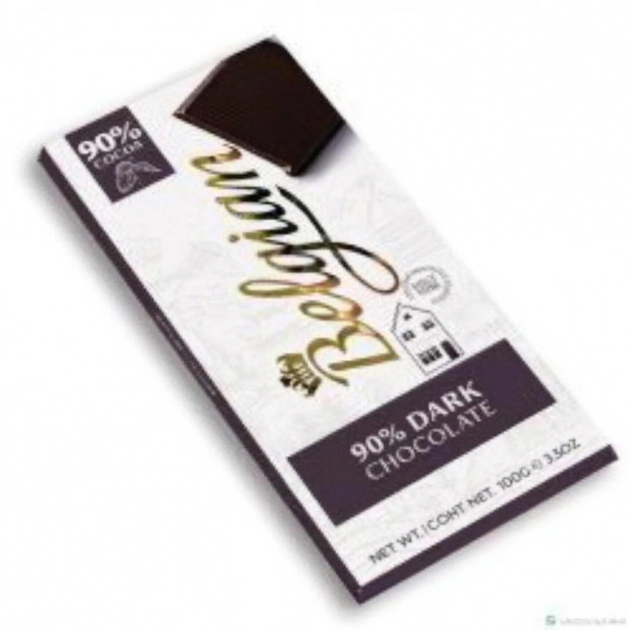 Belgian Extra Dark 90% Chocolate Bar 100g