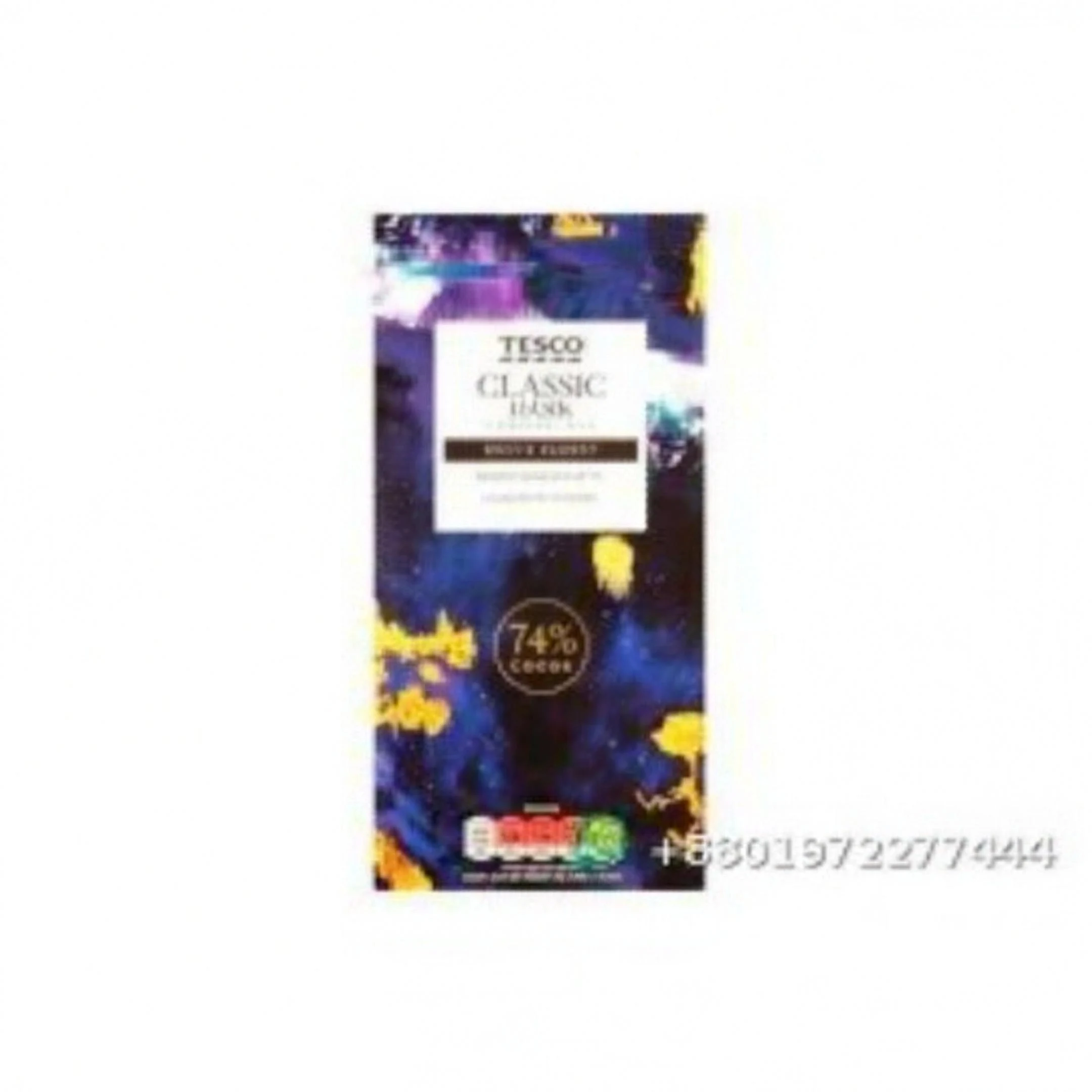 Tesco Classic 74% Dark Chocolate 100g
