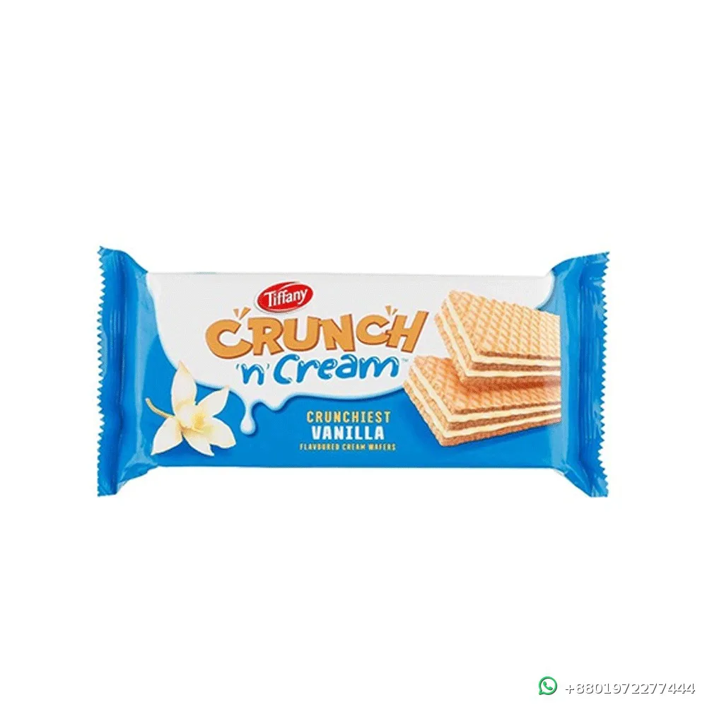 Tiffany Crunch n Cream Vanilla Wafers 76g