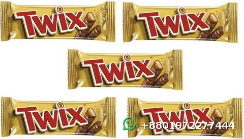 Twix Chocolate Bar 5 Pack 250g