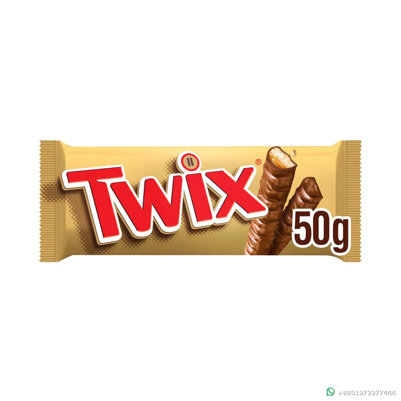 Twix Chocolate Bar 50g