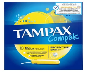 Tampax Compak Regular Tampons18 per pack
