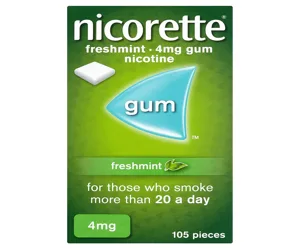 Nicorette Freshmint 4mg Gum 105 pieces