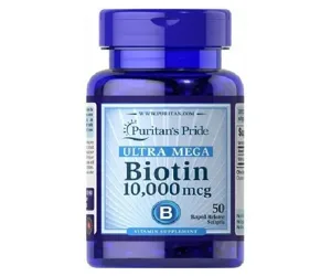 Puritan’s Pride Biotin 10000mcg 50 Softgels