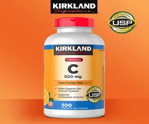 KS Chewable Vitamin C 500mg 500 Tablets