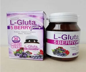 Sydney L-Gluta 5 Berry Plus Whitening Vitamins 30 Tablets