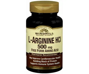 Windmill L-Arginine HCI 500 mg 50 capsules