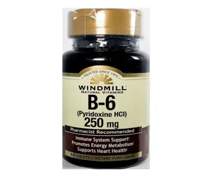 Windmill Vitamin B-6 250 mg Tablets 60 Tablets