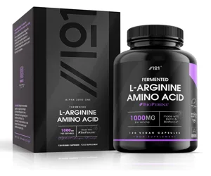 ALPHA01 Fermented L-Arginine Amino Acids 120 Vegan Capsules