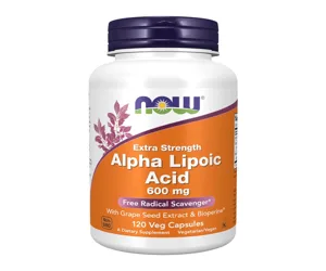NOW Foods Alpha Lipoic Acid 600mg 120 Veg Capsules