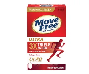 Schiff Move Free 3X Ultra Triple Action With Type II Collagen &amp; Boron 75 Coated Tablets