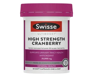 Swisse Ultiboost High Strength Cranberry 25000mg 30 Capsule