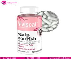 Viviscal Scalp Nourish Supplement Blend of Nutrients for Scalp Health &amp; Hair Follicles 30 Capsules