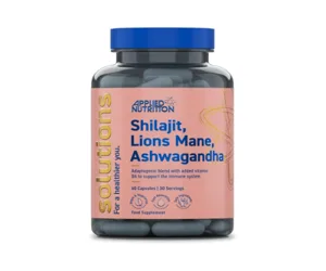 Applied Nutrition Solutions Shilajit Lion’s Mane &amp; Ashwagandha 60 Capsules