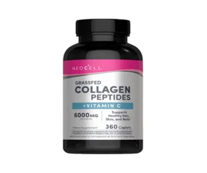 NeoCell Grassfed Collagen Peptides + Vitamin C 6000mg 360 Caplets