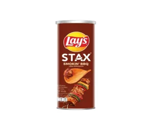 Lays Stax Smokin BBQ 100gm