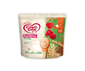 Cow &amp; Gate red Berry WholeGrain Porridge 7+ Months 200gm