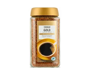 Tesco Gold Freeze Dried Instant Coffee (200g).