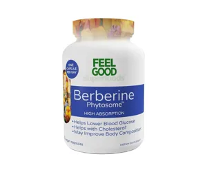 Feel Good Superfoods Berberine Phytosome, 120 Vegan Capsules