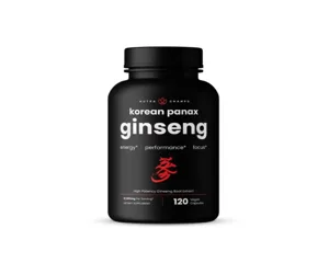 NutraChamps Korean Red Panax Ginseng Supplement 120 Capsules