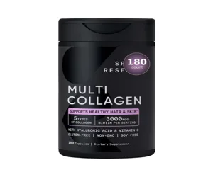 Sports Research Multi Collagen Complex with Vitamin C &amp; Hyaluronic Acid 180 Count