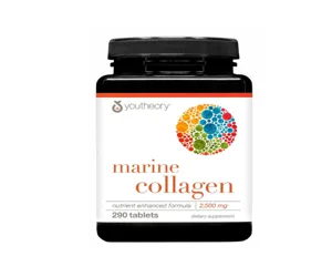 Youtheory Marine Collagen 2500mg Dietary Supplement 290 Tablets