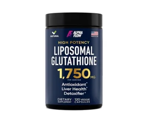 Alpha Flow Liposomal Glutathione 1750MG – 120 veggie capsules