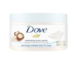 Dove Macadamia and Rice Milk Exfoliating Body Polish 298g