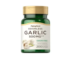 Piping Rock Odorless Garlic 500mg 200 softgels