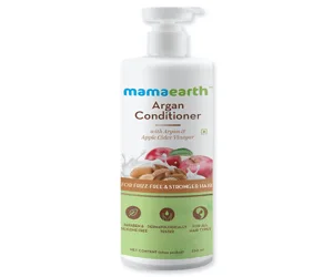 Mamaearth argan conditioner with argan &amp; apple cider vinegar for frizz-free and stronger hair 250ml