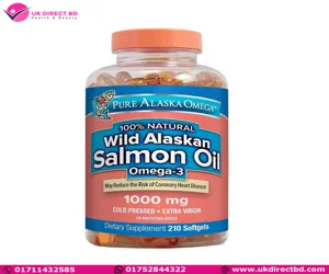 Pure Alaska Omega 100% Natural Omega-3 210 Softgels