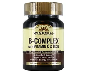 Windmill Vitamin B-Complex 100% Daily Value 100 Tablets
