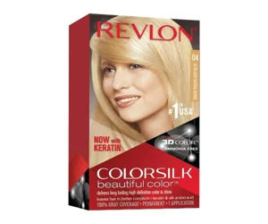 Revlon ColorSilk Beautiful Color 04 Ultra Light Natural Blonde One appliction