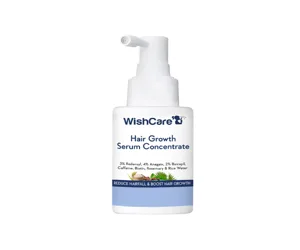 Wishcare Hair Growth Serum Concentrate With 3% Redensyl, 4% Anagain, Rice Water, Biotin-30ml