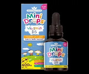 Natures Aid Mini Drops Vitamin D3 50ml