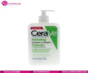 Cerave Hydrating Cream To Foam Cleanser For Normal To Dry Skin 473ml