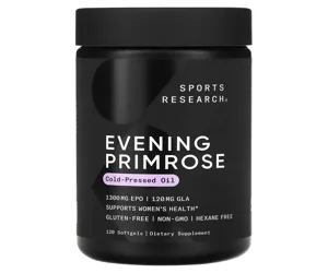 Sports Research Evening Primrose 1300mg 120 Softgels