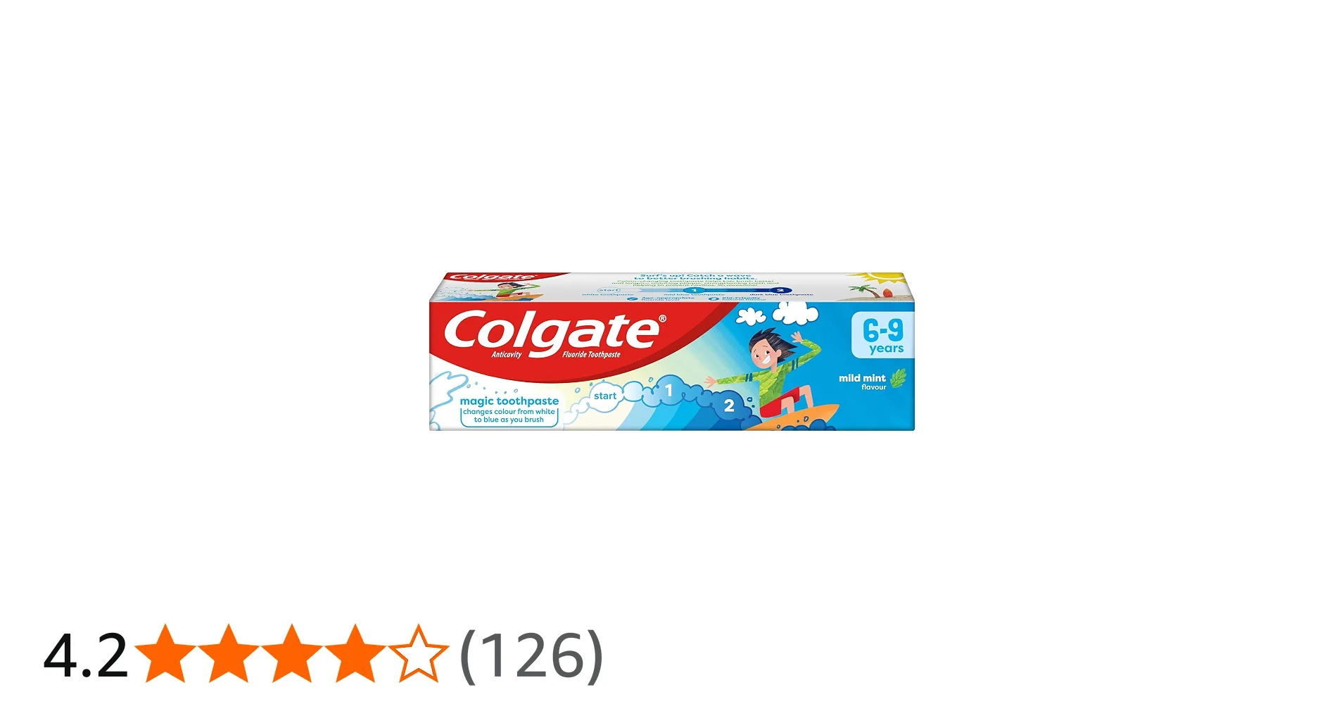 Colgate Mild Mint Magical Toothpaste for Kids (6-9 Years) 75ml