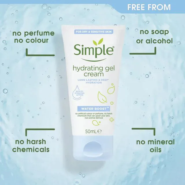 Simple Water Boost Hydrating Gel Cream 50ml