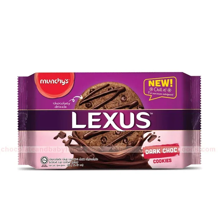 Munchy's Lexus Dark Choco Cookies 189g